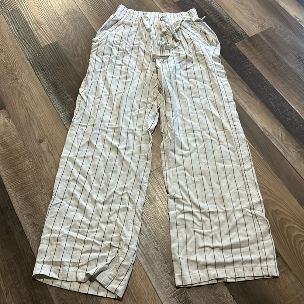 Stripped Flowy Pants